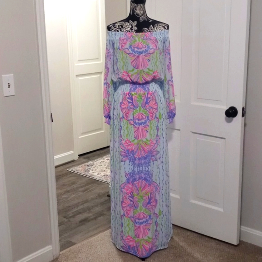 🪸VERY HTF Lilly Pulitzer🪸 - Bria Maxi Dress